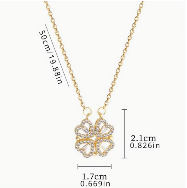 Clover Heart Necklace